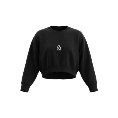 CROPPED LOGO SWEATSHIRT